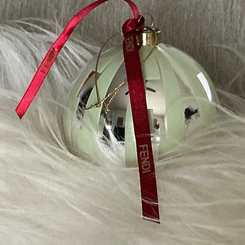 Fendi Ornament Mint  Green/Silver